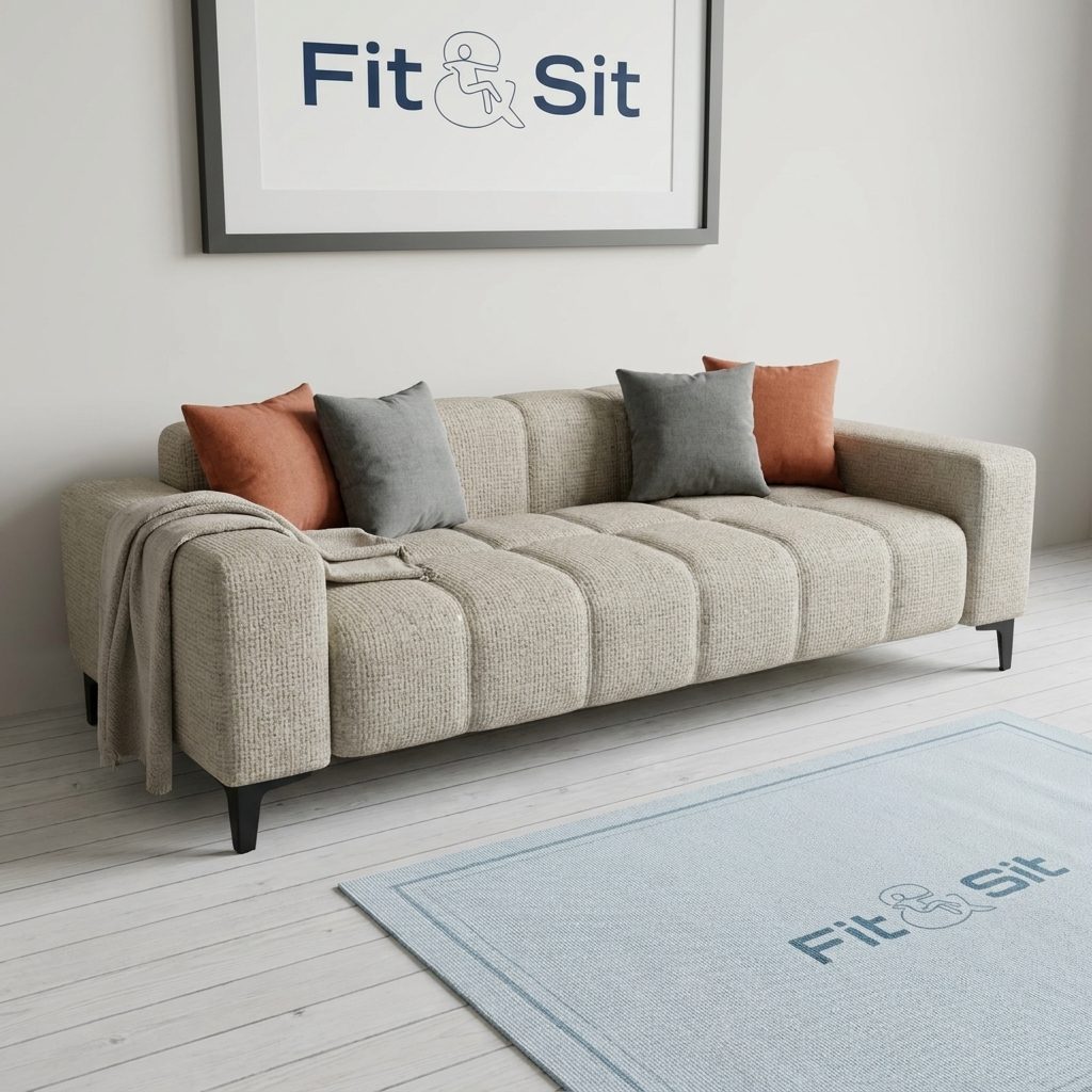 ספה ישרה 240×95 ס״מ — ספת עננים | ספה בהתאמה אישית Fit & Sit